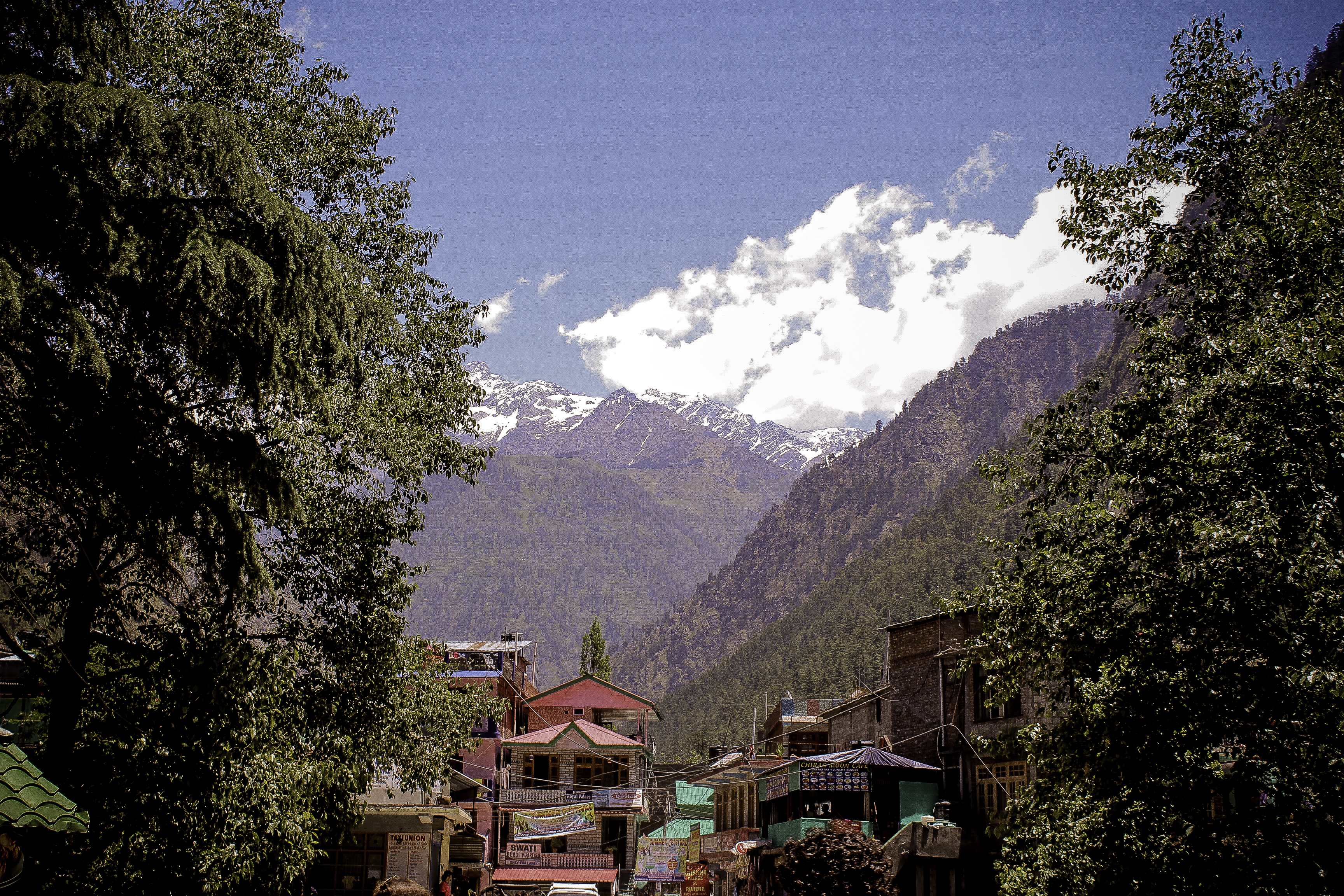 Parvati River at Kasol, Himachal Pradesh